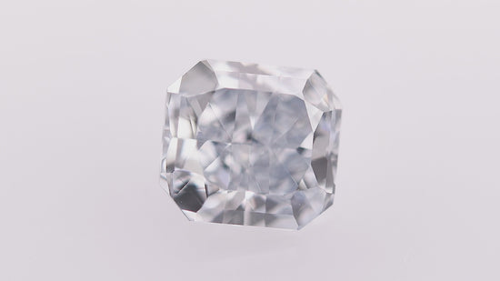 1.13 Carat Fancy Blue Radiant Diamond VVS2 GIA
