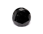 0.95 Carat Natural Black Round Diamond GIA