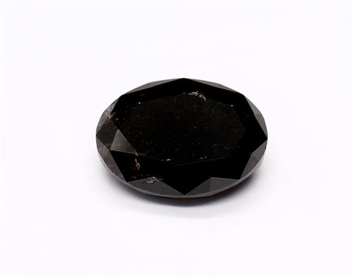 3.06 Carat Black Oval Diamond