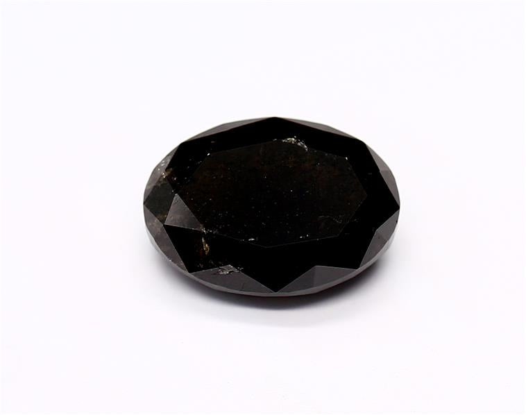 3.06 Carat Black Oval Diamond