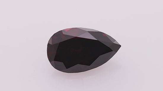 0.40 Carat Fancy Dark Reddish Brown Pear Diamond SI1 GIA