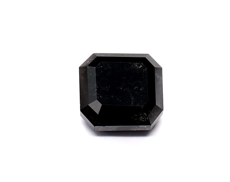 2.85 Carat Black Emerald Diamond