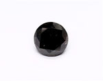 1.7 Carat Natural Black Round Diamond GIA