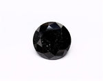 1.99 Carat Natural Black Round Diamond GIA