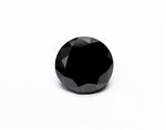 1.7 Carat Natural Black Round Diamond GIA