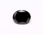 1.28 Carat Natural Black Oval Diamond GIA