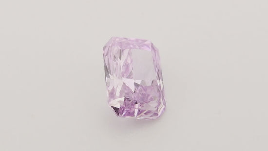 0.37 Carat Fancy Intense Purple Radiant Diamond VS2 GIA