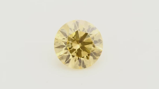 0.30 Carat Fancy Brownish Yellowish Orange Round Diamond SI2 GIA