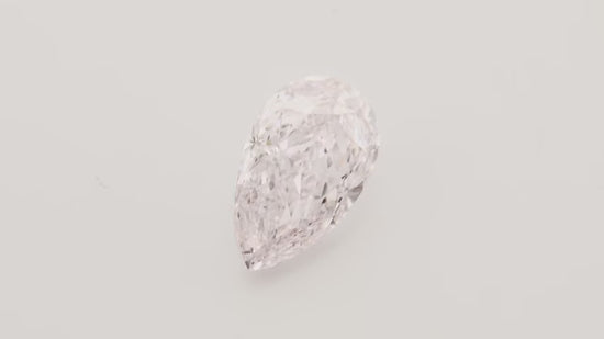 1.55 Carat Light Pink Pear Diamond IF GIA