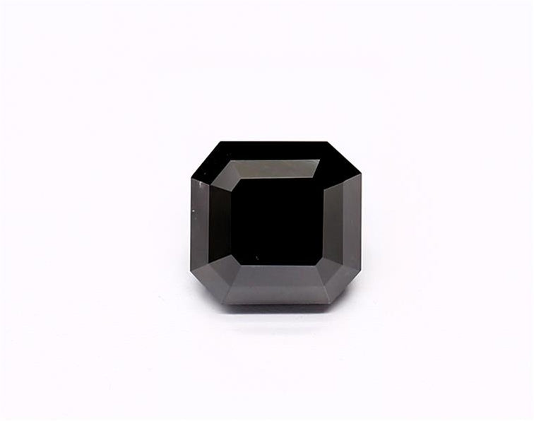 1.18 Carat Natural Black Emerald Diamond GIA