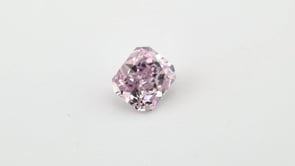 0.33 Carat Fancy Purple Pink Radiant Diamond SI2 GIA