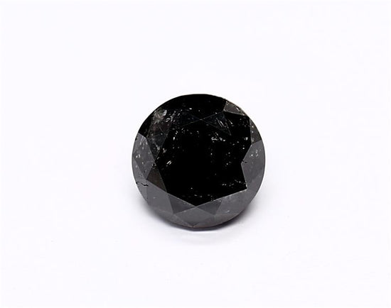 1.01 Carat Natural Black Round Diamond GIA