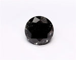 1.4 Carat Natural Black Round Diamond GIA