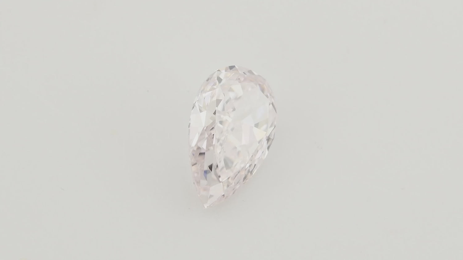 1.01 Carat Very Light Pink Pear Diamond VS2 GIA