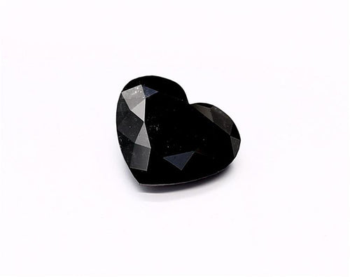 1.86 Carat Natural Black Heart Diamond GIA