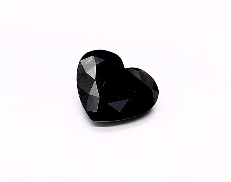 1.86 Carat Natural Black Heart Diamond GIA