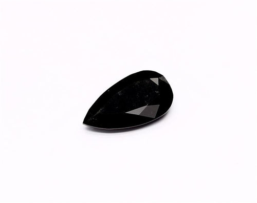 1.49 Carat Natural Black Pear Diamond GIA