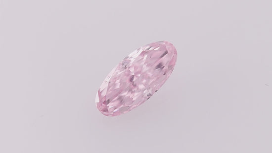 0.29 Carat Fancy Intense Purplish Pink Oval Diamond SI1 GIA