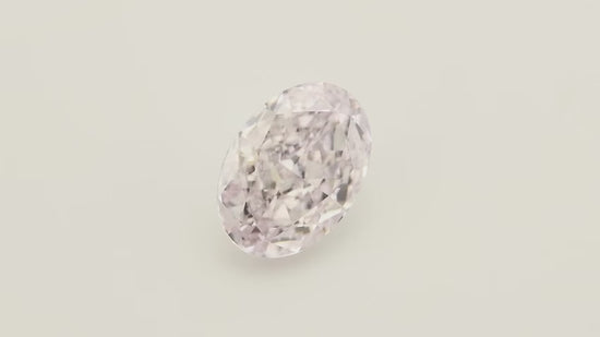 0.65 Carat Light Pink Oval Diamond VS2 GIA