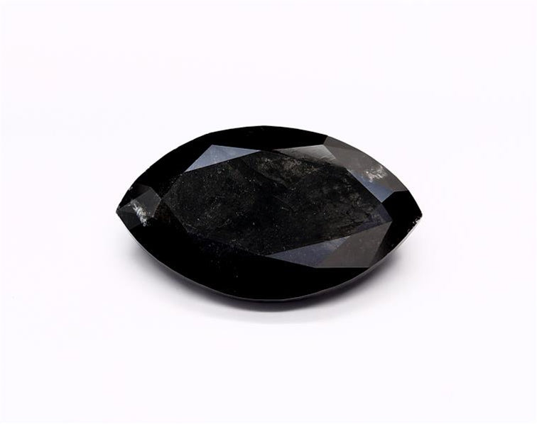 10.92 Carat Black Marquise Diamond