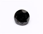 1.03 Carat Natural Black Round Diamond GIA