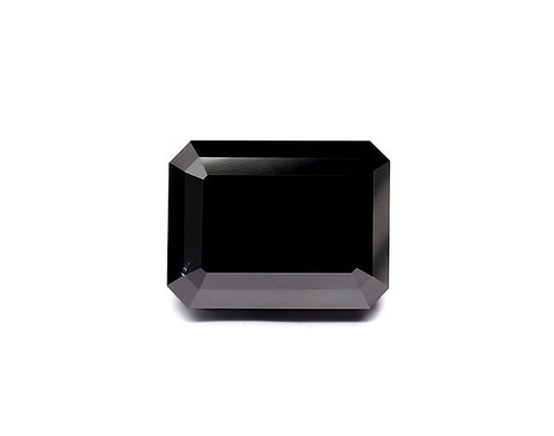 2.79 Carat Natural Black Emerald Diamond GIA