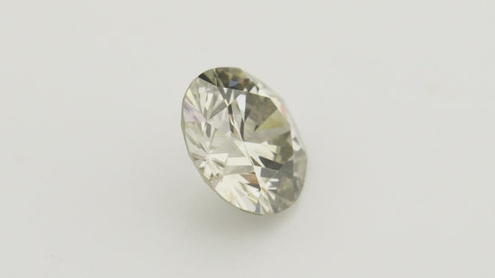 0.53 Carat Fancy Gray Round Diamond SI1 GIA