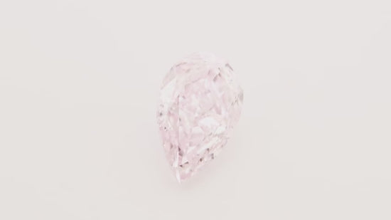 0.51 Carat Fancy Light Purplish Pink Pear Diamond VS1 GIA