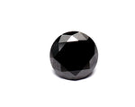 1.25 Carat Natural Black Round Diamond GIA
