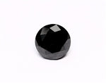 3.27 Carat Natural Black Round Diamond GIA