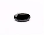 1.77 Carat Natural Black Oval Diamond GIA