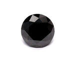 0.99 Carat Natural Black Round Diamond GIA