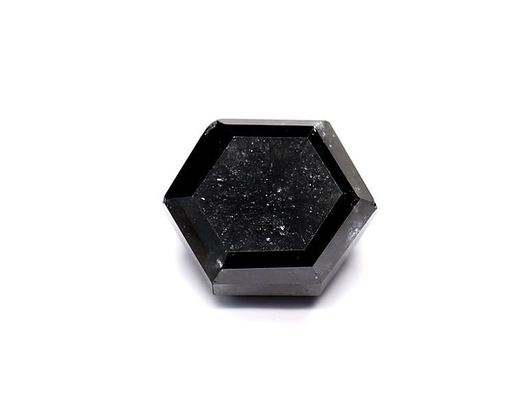 2.75 Carat Black Hexagonal Diamond