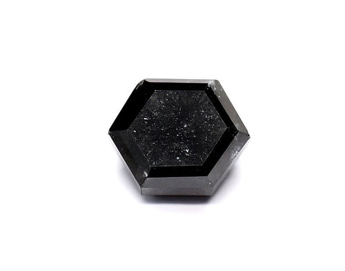 2.75 Carat Black Hexagonal Diamond