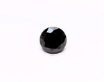 1.77 Carat Natural Black Round Diamond GIA