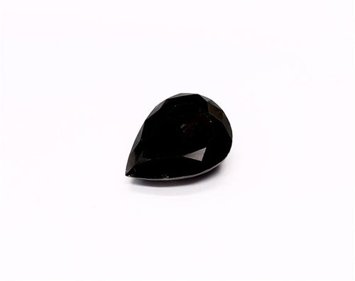 2.73 Carat Natural Black Pear Diamond GIA