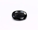 0.65 Carat Natural Black Oval Diamond GIA