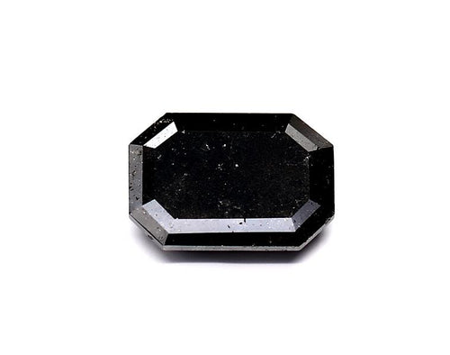 2.3 Carat Natural Black Emerald Diamond GIA