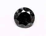 3.19 Carat Black Round Diamond