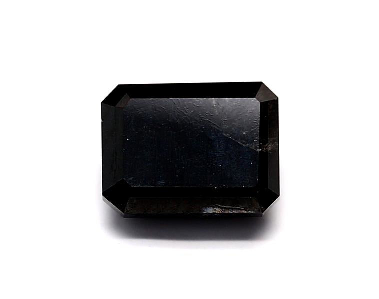 0.97 Carat Natural Black Emerald Diamond GIA