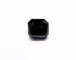3.11 Carat Natural Black Sq emerald Diamond GIA