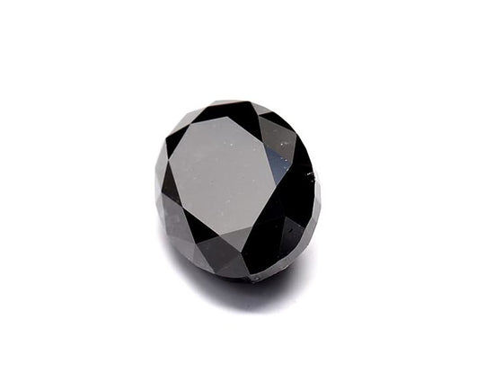 ألماسة سوداء طبيعية بيضاوية بوزن 2.59 قيراط GIA
