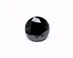 1.05 Carat Natural Black Round Diamond GIA