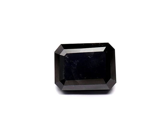 1.55 Carat Natural Black Emerald Diamond GIA