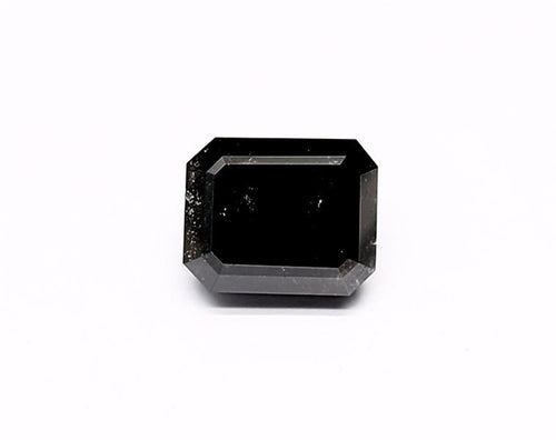 1.26 Carat Natural Black Emerald Diamond GIA