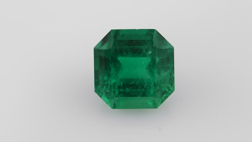 2.72 Carat Green COLOMBIAN Emerald Emerald GRS | LEIBISH