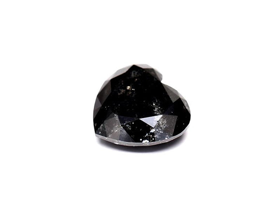1.8 Carat Natural Black Heart Diamond GIA