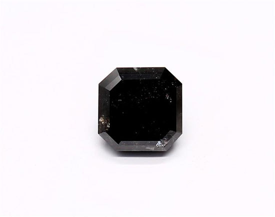 1.09 Carat Natural Black Emerald Diamond GIA