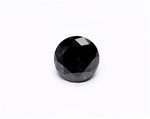 1.07 Carat Natural Black Round Diamond GIA