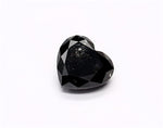 0.33 Carat Natural Black Heart Diamond GIA